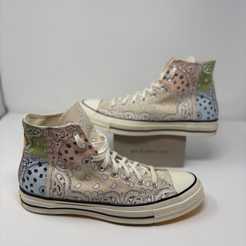 Converse x Offspring Chuck 70 Paisley High Tops 169881C Boho Streetwear M10/W12